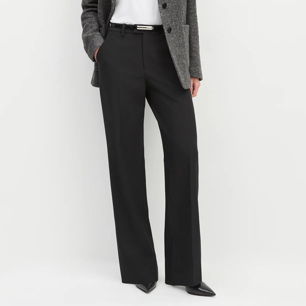 Favorite Daughter The Odessa Straight-Leg Trousers Black 2